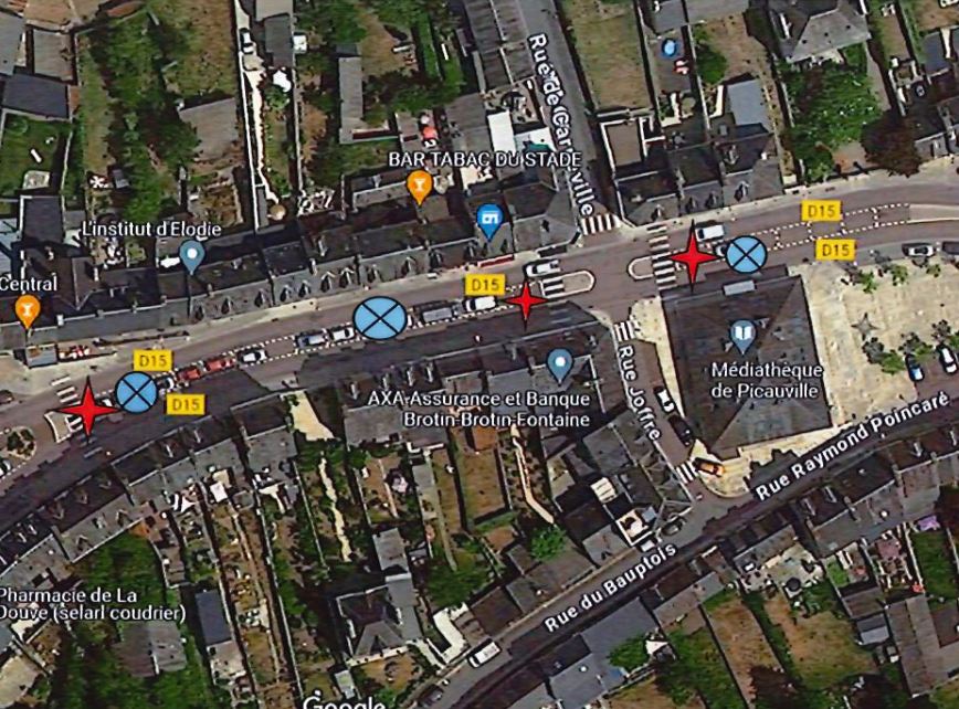 Modification stationnement et aménagement de voirie