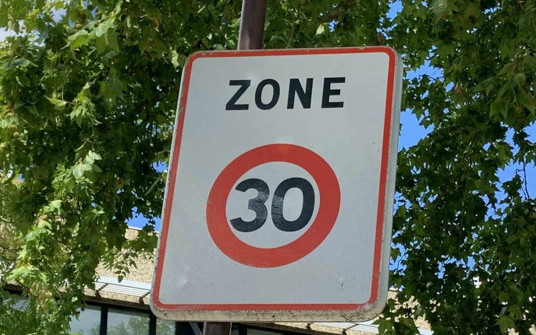 Création d’une zone 30km/h
