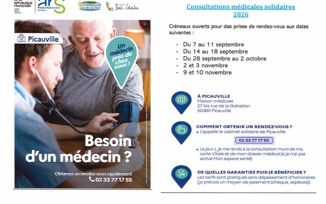 CONSULTATIONS MEDECIN SOLIDAIRE
